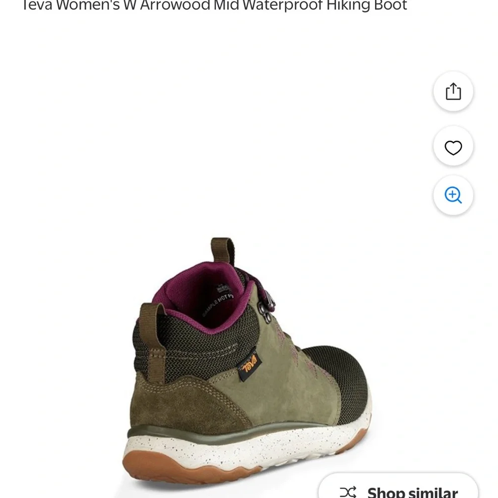 Teva Women's Olive Waterproof Winter Boots - Picture 5 of 11